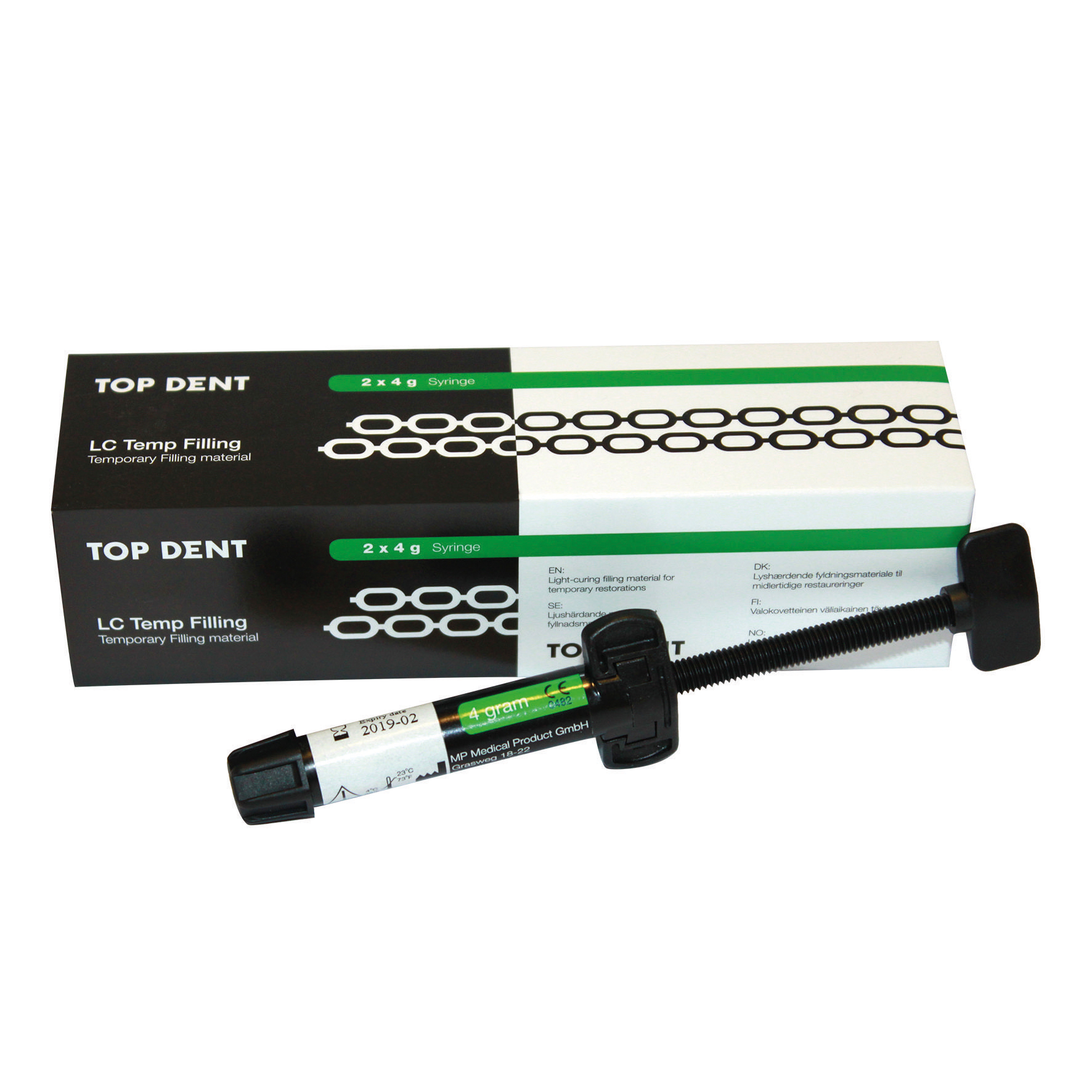 Top Dent Temp Filling Spruta 4 g