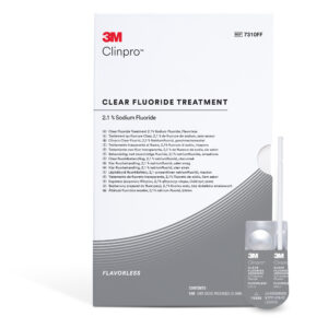Clinpro Clear fluorlack, utan smak singeldos