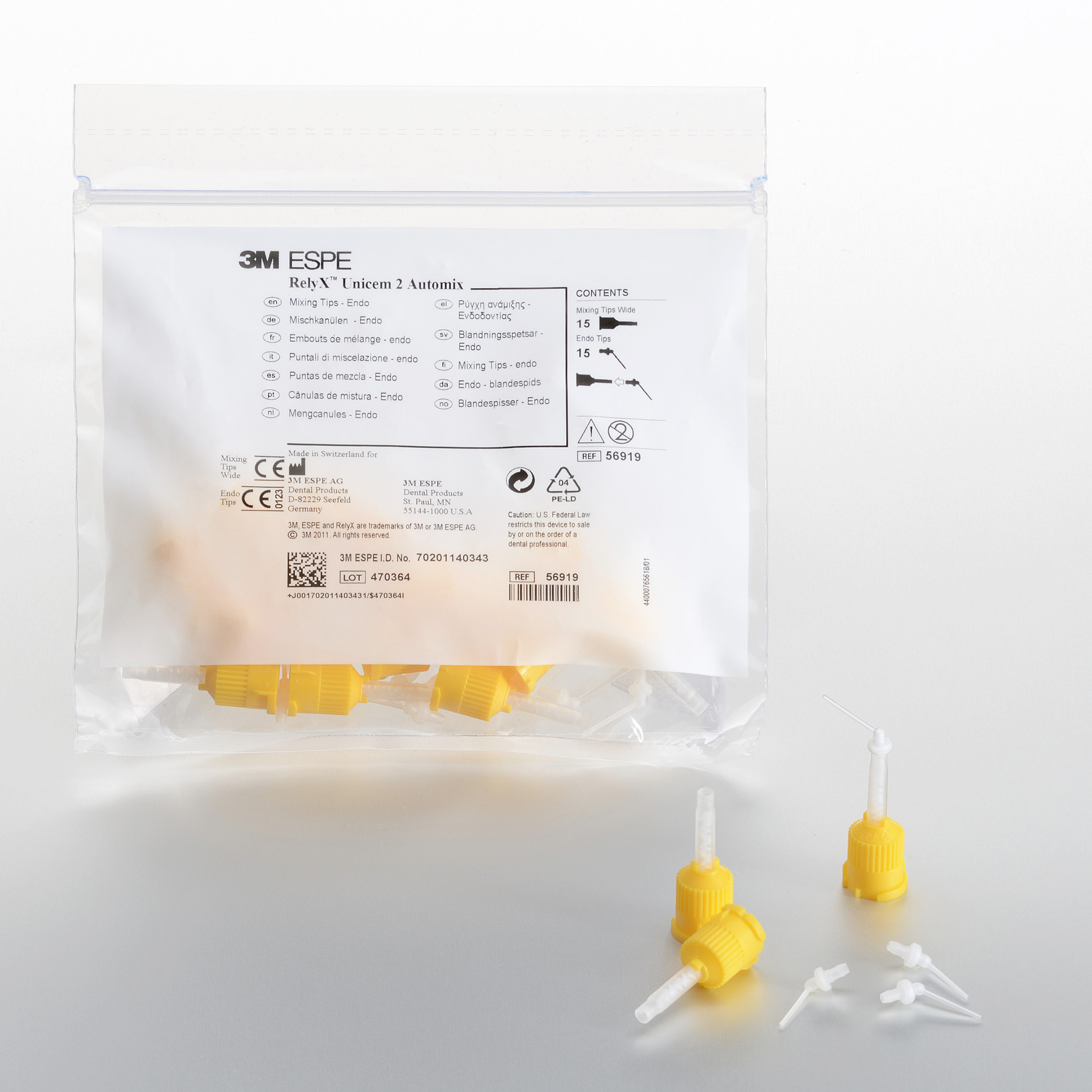 RelyX Unicem 2 Automix Blandningsspets Endo, 15 st