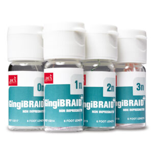 Gingi Braid Nr 1, 183 cm Vit/purpur