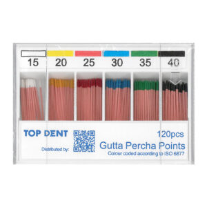 Top Dent Guttaperka, Sortiment Nr 15–40, 28 mm