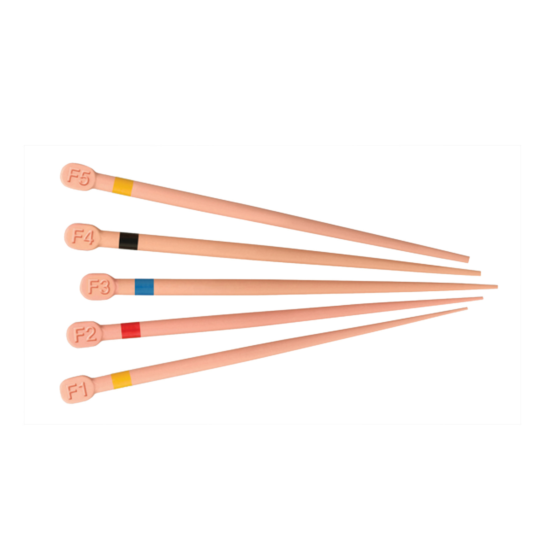 Protaper Gold, Guttaperka F4-F5