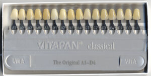 VITA Pan Porslinfärgskala = Lumin Vac