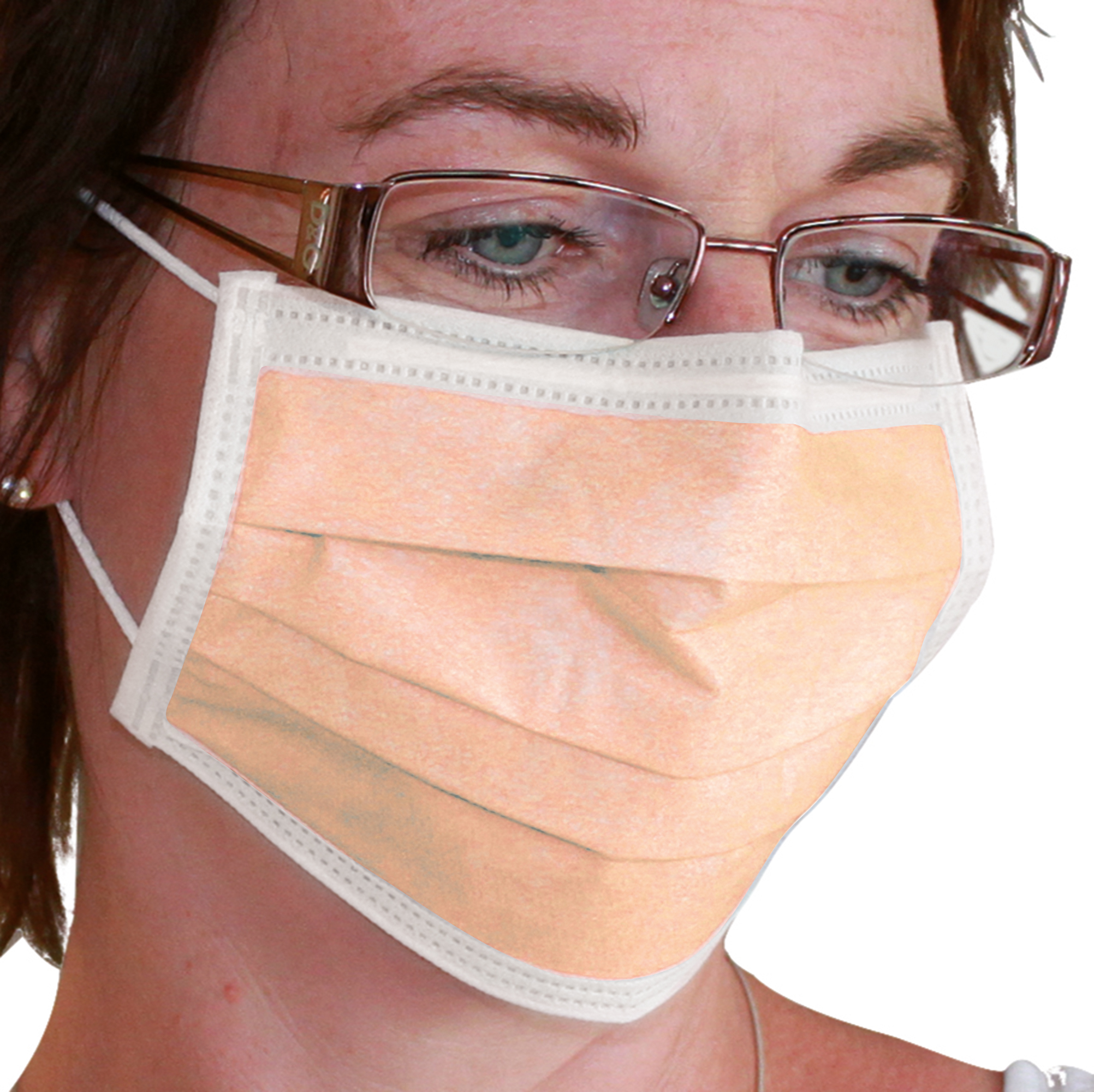 Top Dent Munskydd Orange med näsklämma