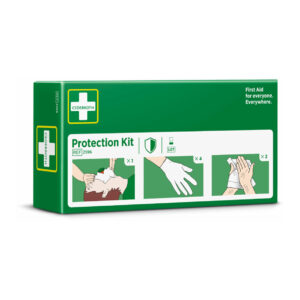 Förstahjälpen-tavla Skyddspaket,