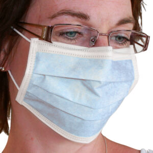 Top Dent Munskydd Blå med näsklämma