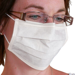 Top Dent Munskydd Vit med näsklämma