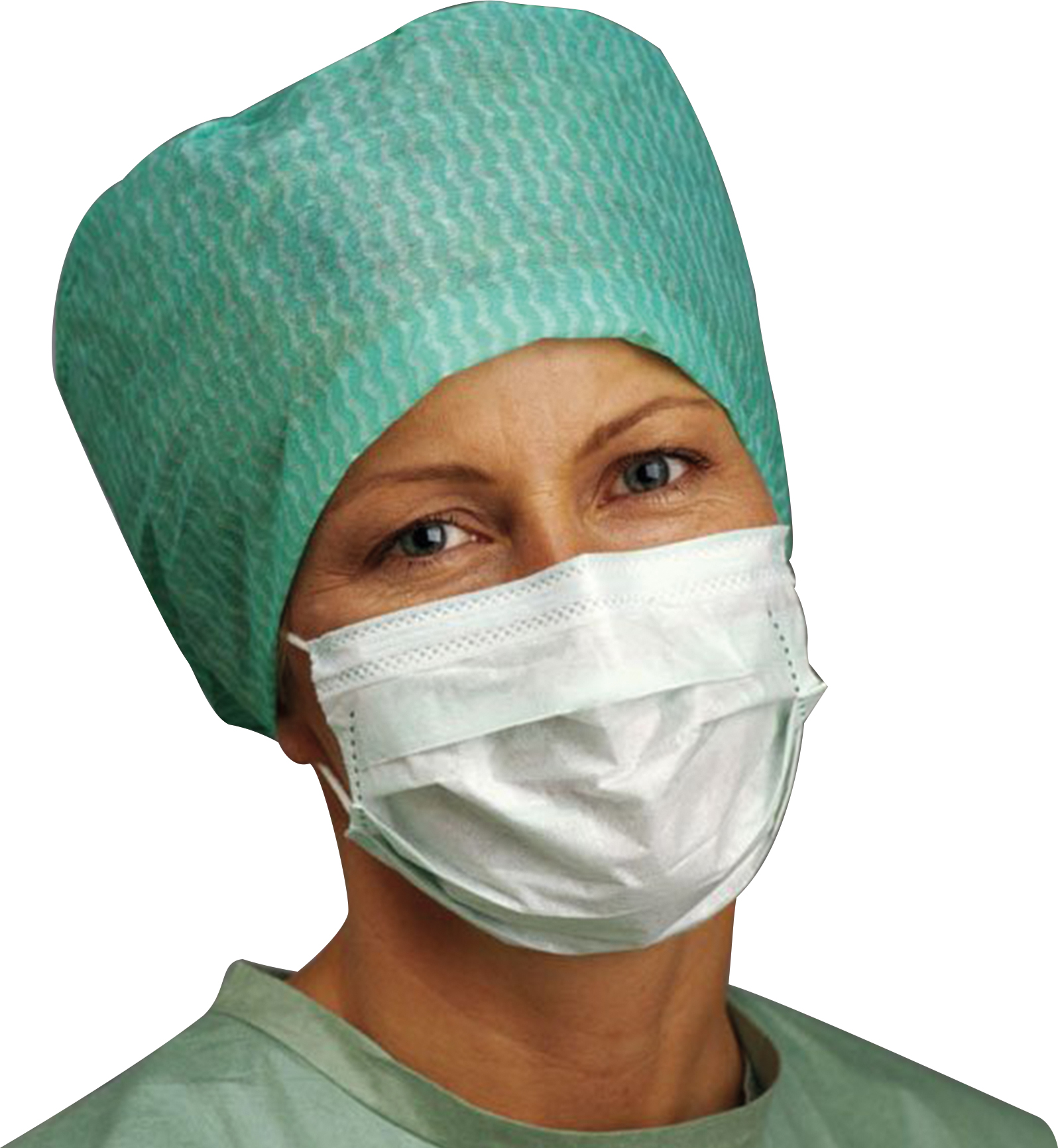 Munskydd Blå med gummiband 2-lagers