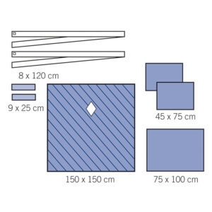 Dentalset Nr 1288-01, sterilt