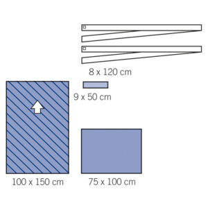 Dentalset Nr 1290-02, sterilt