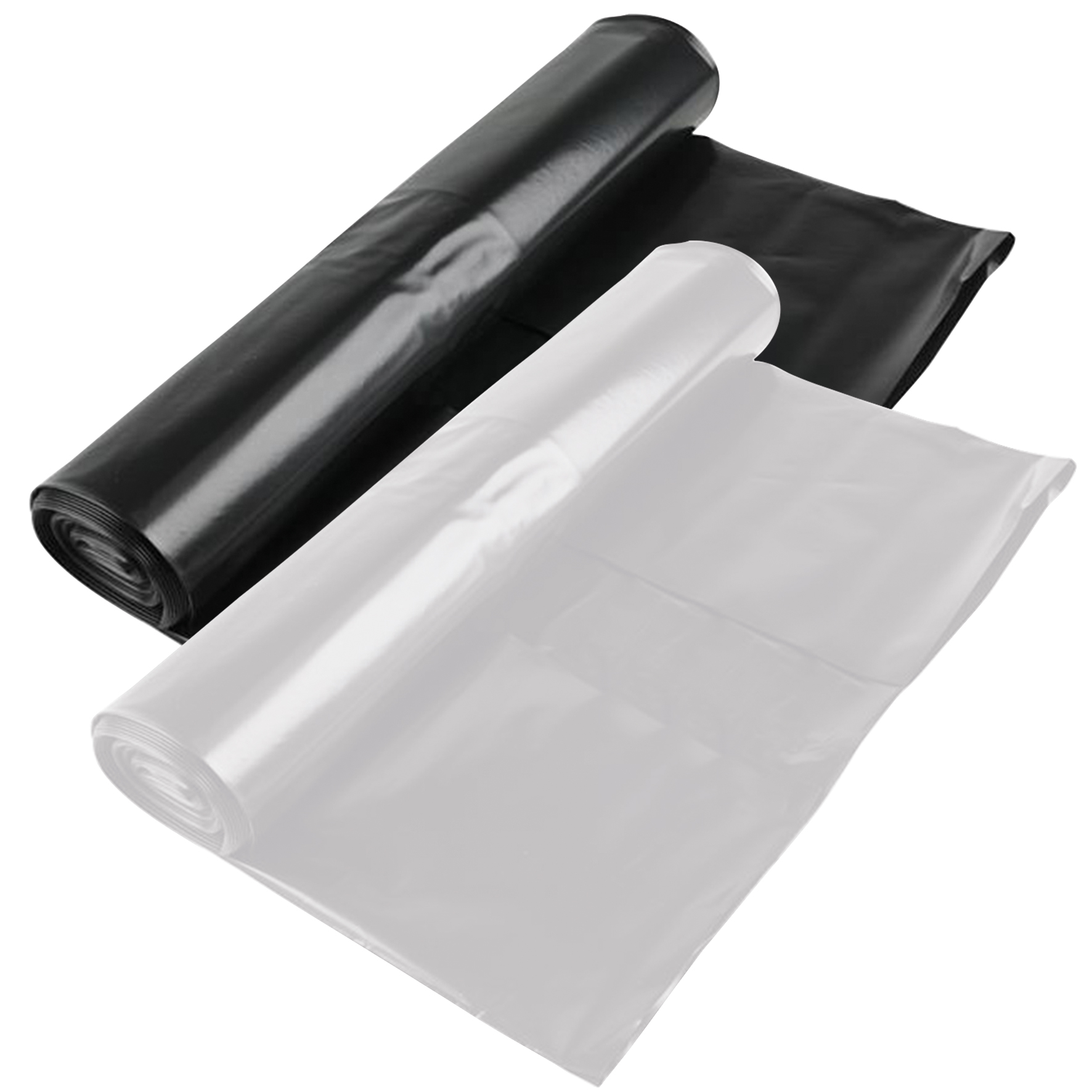 Sopsäck Svart, 125 l, extra kraftig, på rulle