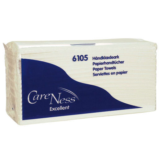 Pappershandduk X-mjuk vit, 2 lager, 3060 st