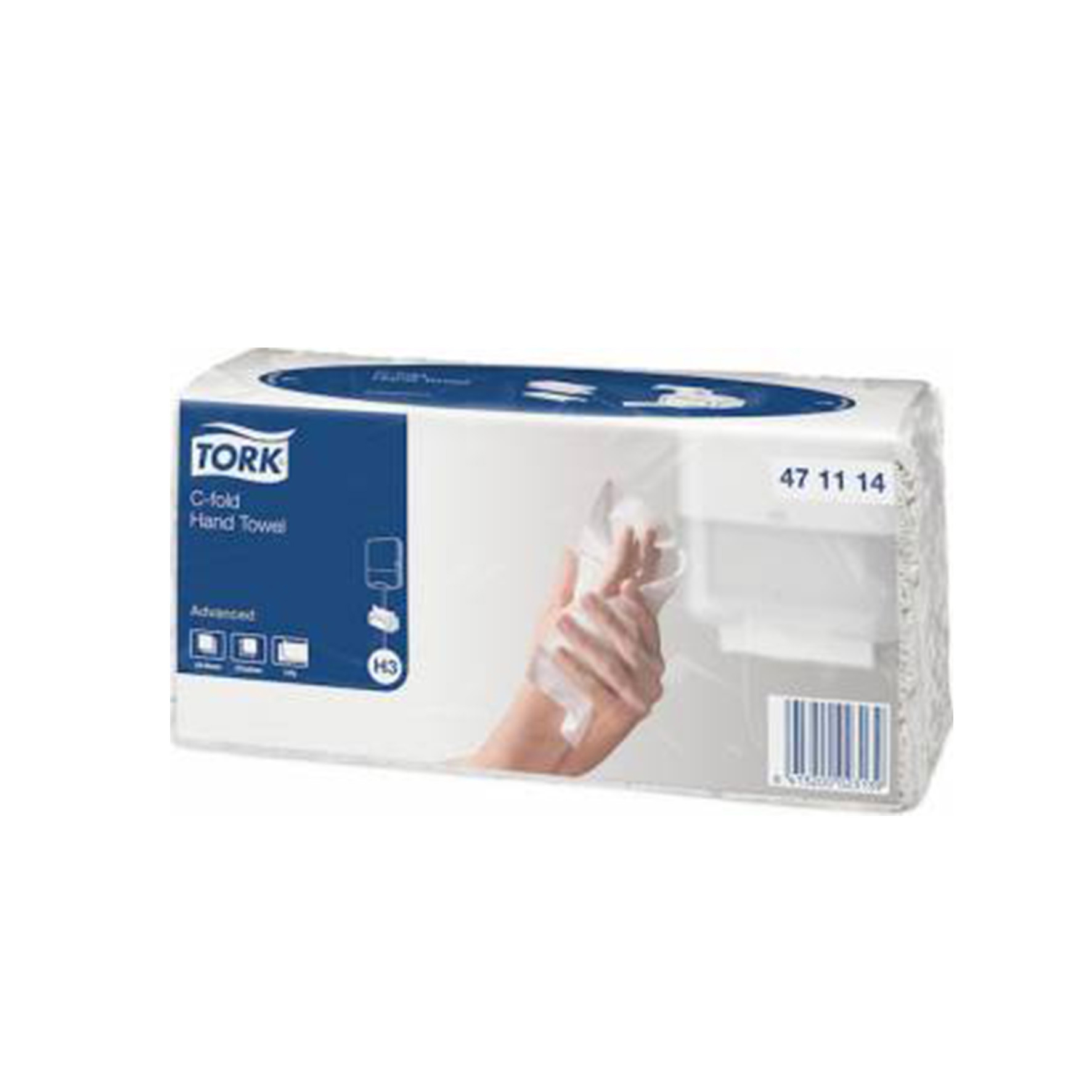 Pappershandduk Vit, 2 lager, 2400 st