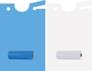 Thienel förkläde i plast Vit