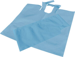 Top Dent Patientförkläde Plus Blå 53 x 61 cm