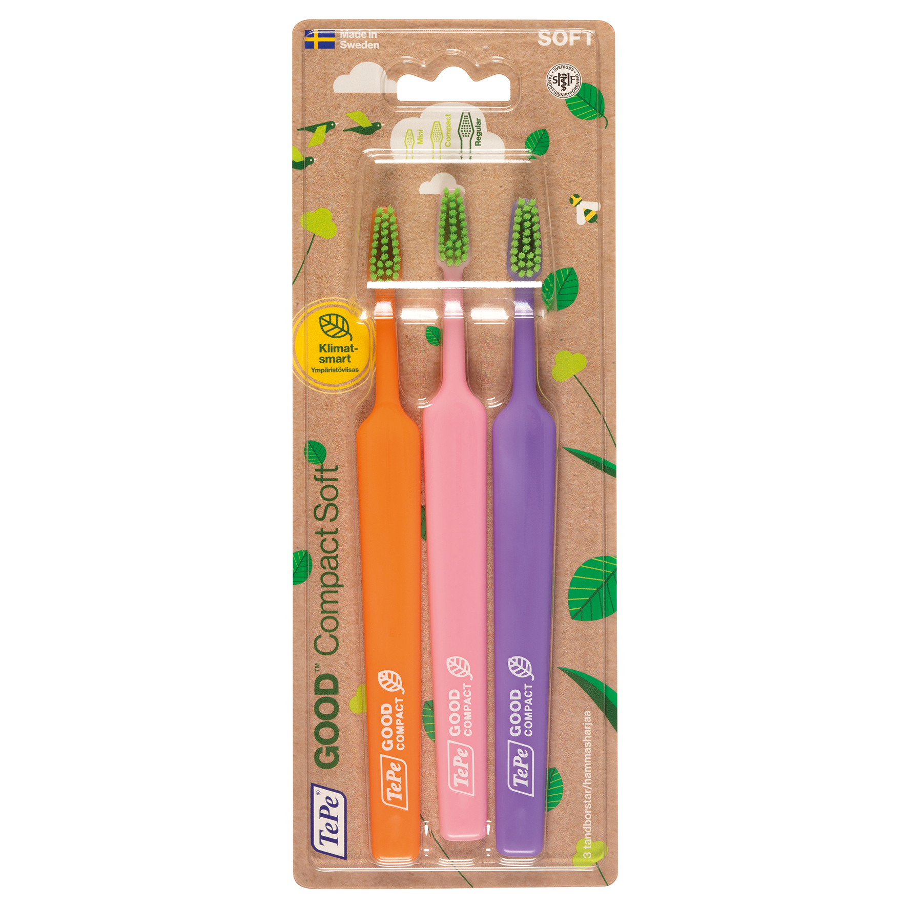 TePe Good Compact soft barn, 3 st