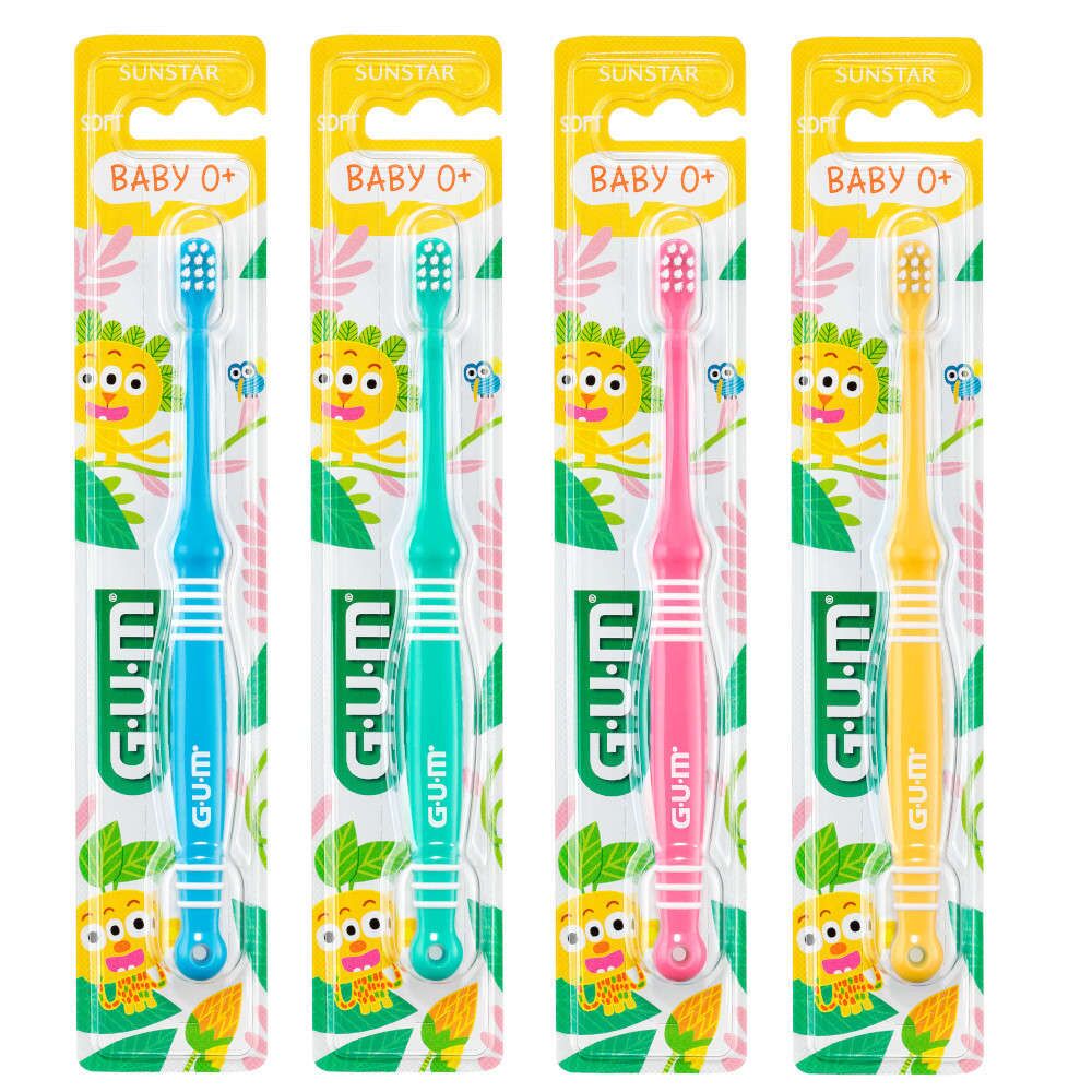 Gum Tandborstar Baby, 0-2 år