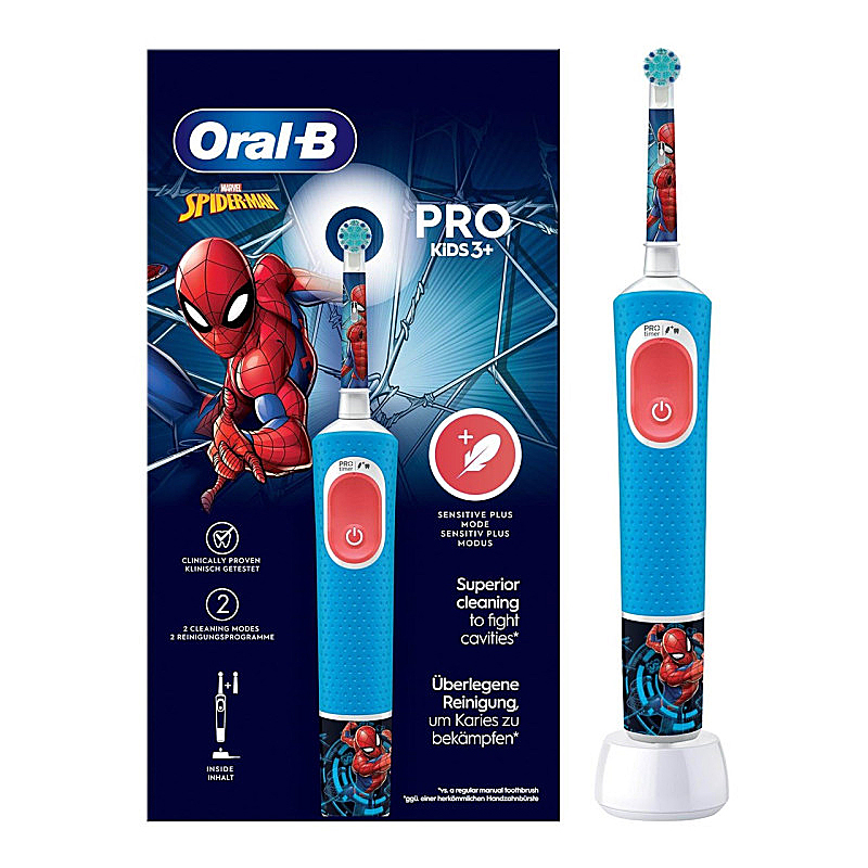 Oral- B Vitality Pro Kids Spiderman, + refill