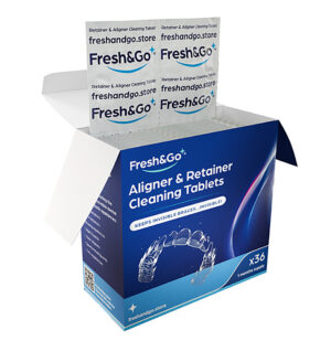 Fresh & Go Aligner & Retainer regöringstabl, 4 st