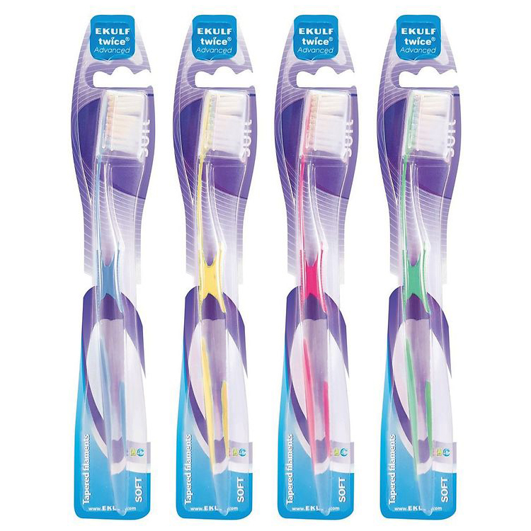 Ekulf Tandborstar Twice Advanced