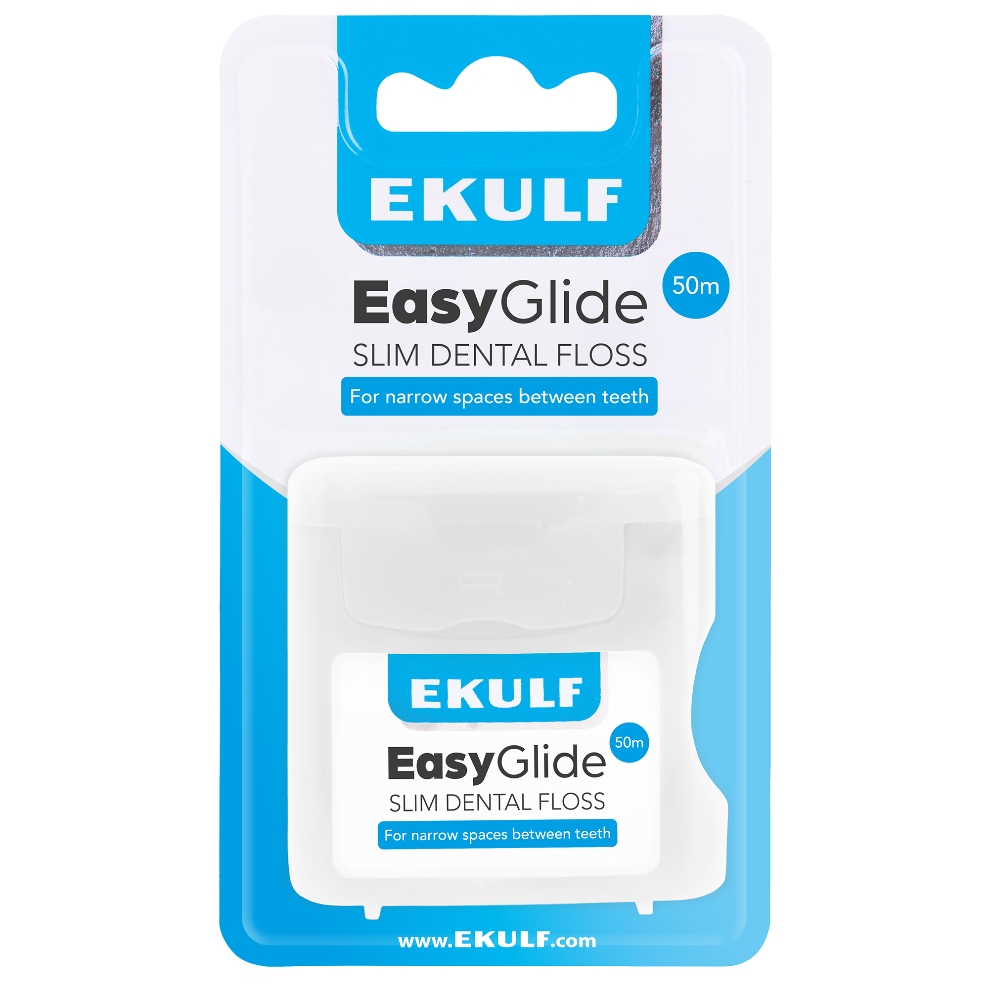 Ekulf Easyglide tandtråd, 50 m