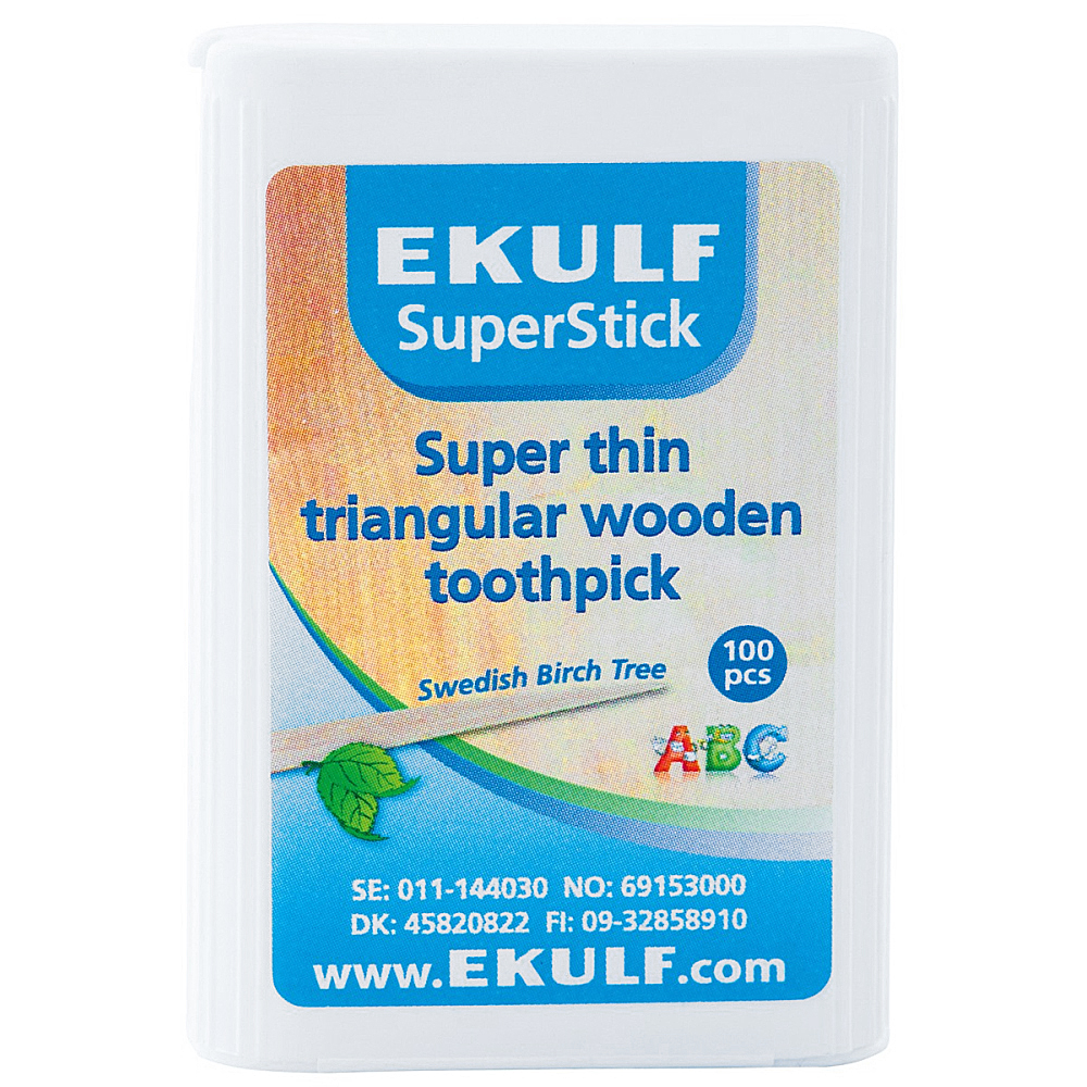 Ekulf Tandstickor Superstick, trä
