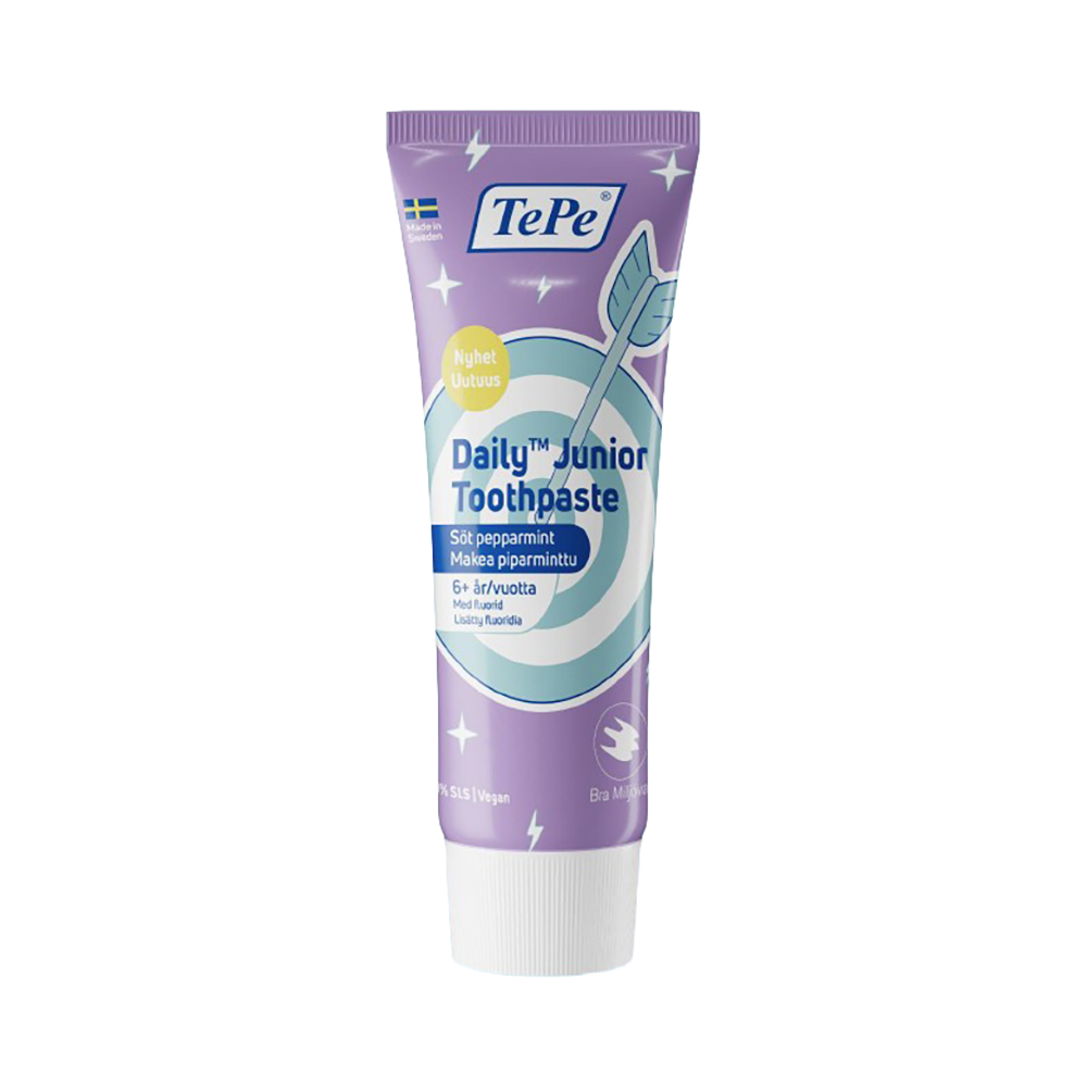 TePe Daily Tandkräm Junior 6+ år 12x75ml