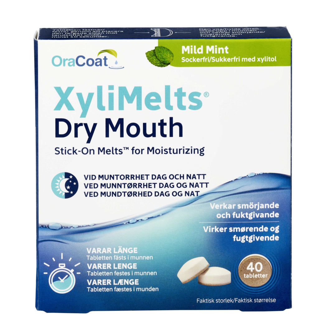 Xylimelts Munfuktningstablett  12x40 st