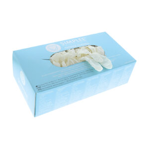 Simplee Nitril Handske, Vit, X-Small