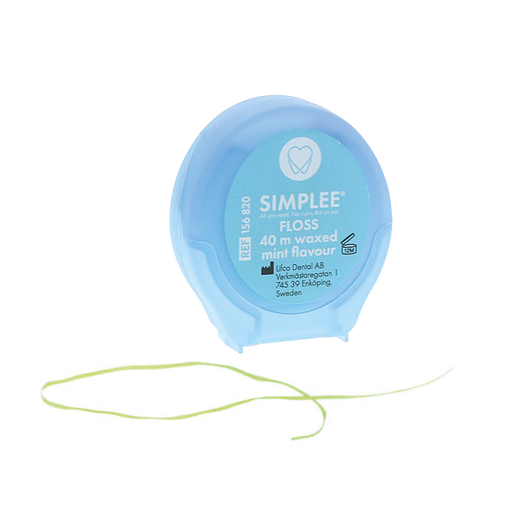 Simplee Floss tape mint, 40 m