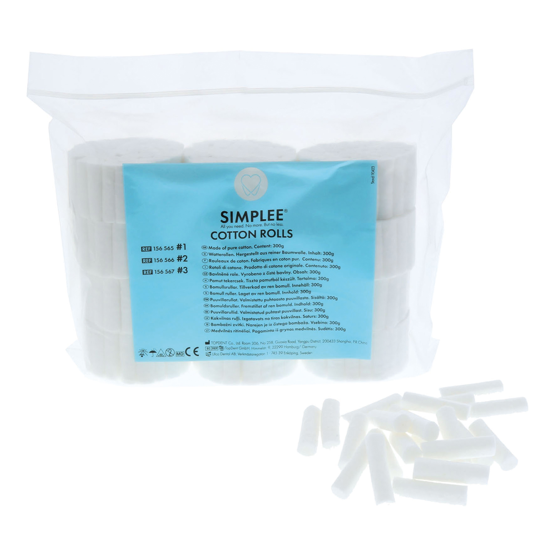 Simplee Bomullsrulle nr 2 medium