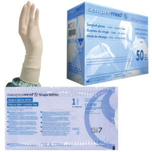 Sempermed Supreme Latex PF Op.handske steril Nr 7,5
