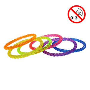 Leksaker, armband/hårband olika färger, 10 st