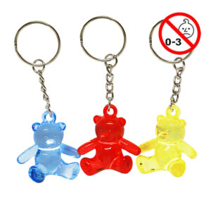 Leksaker, nyckelringar m/nallar, 12 st