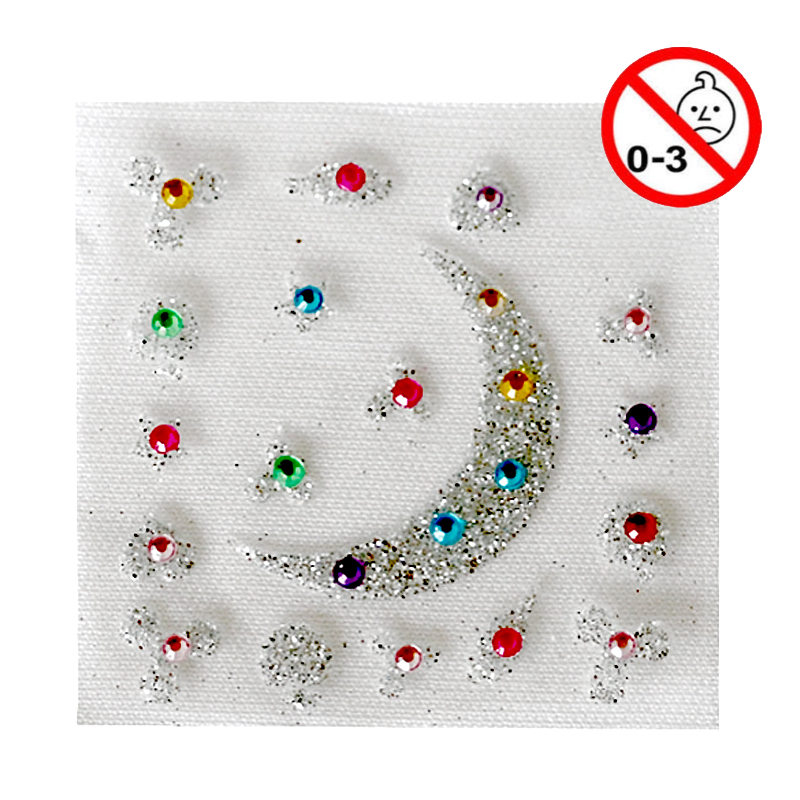 Leksaker, klistermärken m/glitterstenar, 120 ark