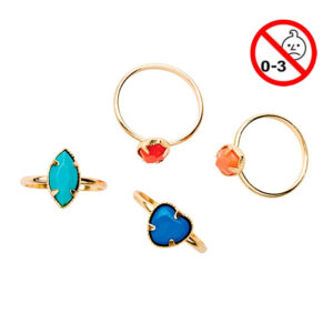 Leksaker, fingerringar, 100 st