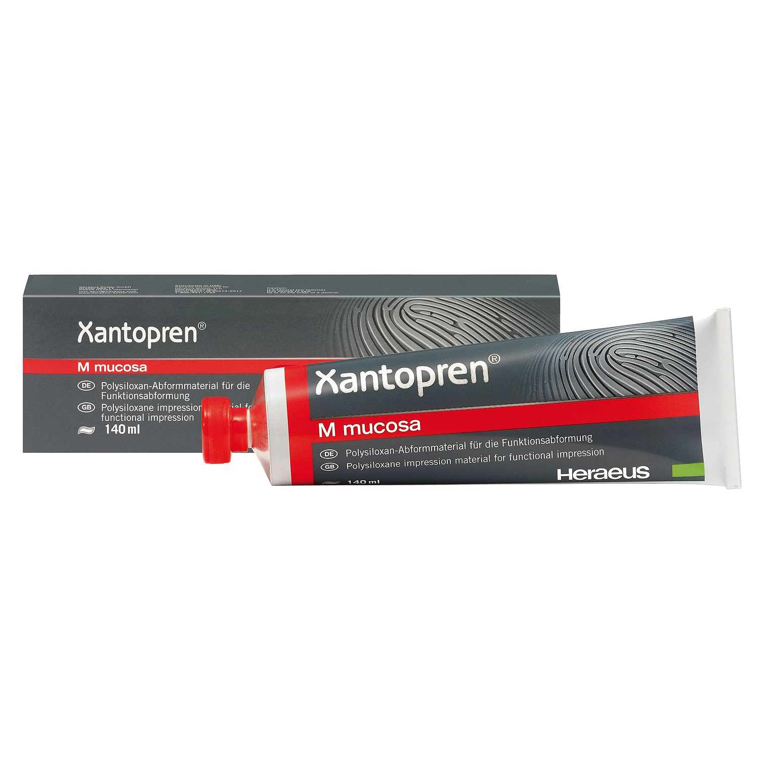 Xantopren Mucosa röd tub 1 X 140 ml