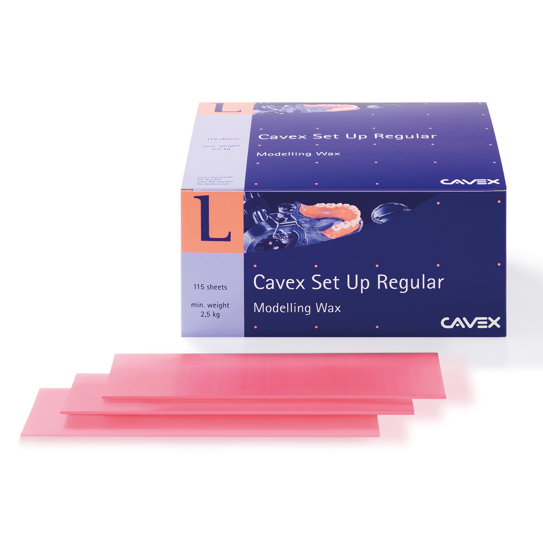 Cavex Set up regular Modelling wax 2,5 kg