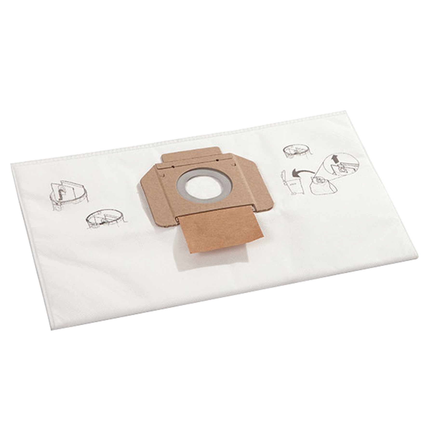 för Utsug - Vortex Compact 3L - Filterpåse, torrt